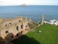 Tantallon Castle with the Bass Rock