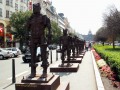 Czech Republic, Prague - Wenceslas Square Art Sculptures
